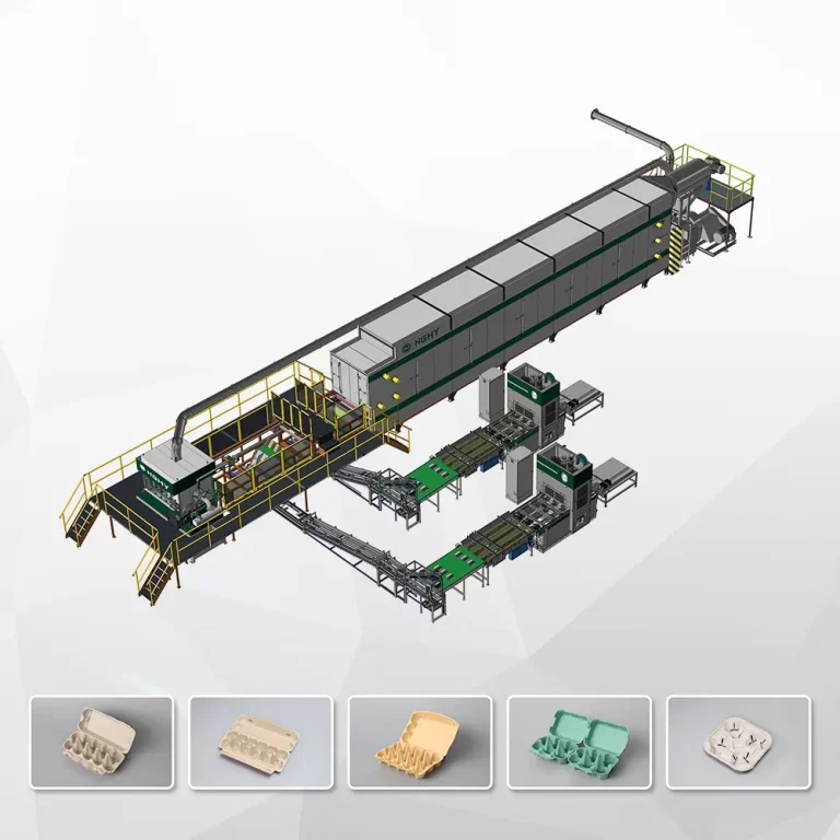 Hotpress Egg Carton Machine